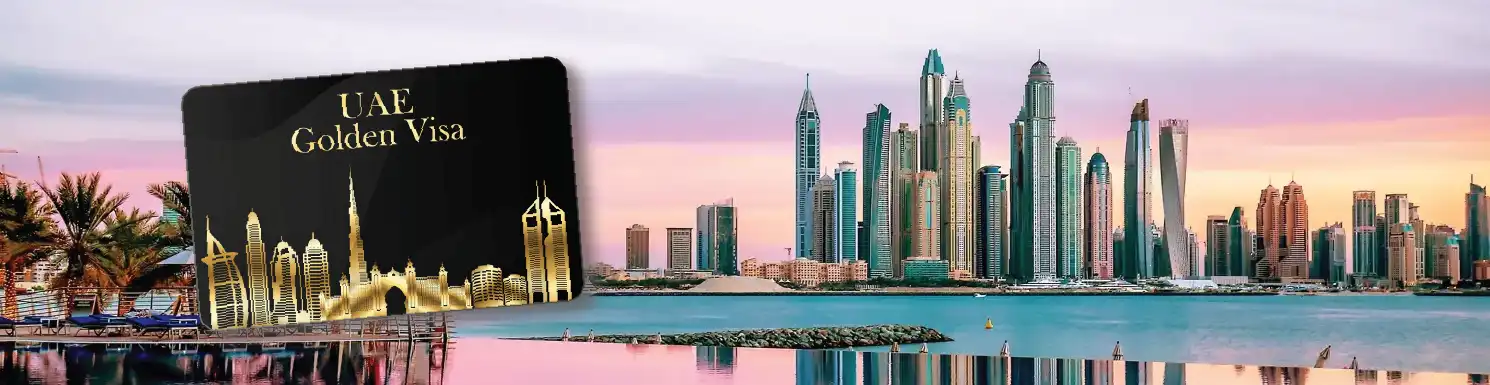 A collage highlighting the Dubai Investor Visa benefits, including luxury property and business opportunities.